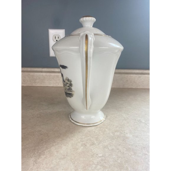 Vintage Porcelaine De Paris France Leaping 6 Cup Coffee/Tea Pot - Picture 3 of 10